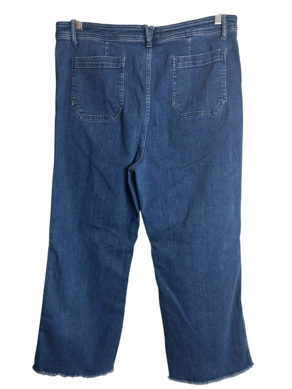 VINEYARD VINES High-Rise Straight Cropped Jeans in Medium Blue Size 32 — TRENDY! - Picture 4 of 12